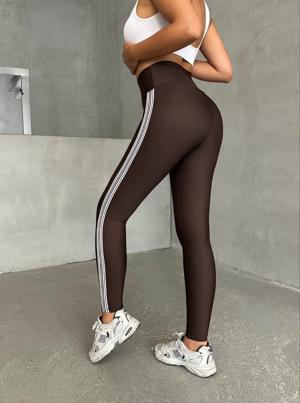 SPORTS LEGGING BROWN