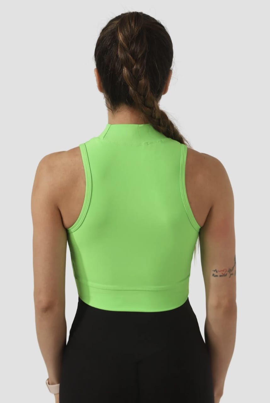 High Neck Sports Bra