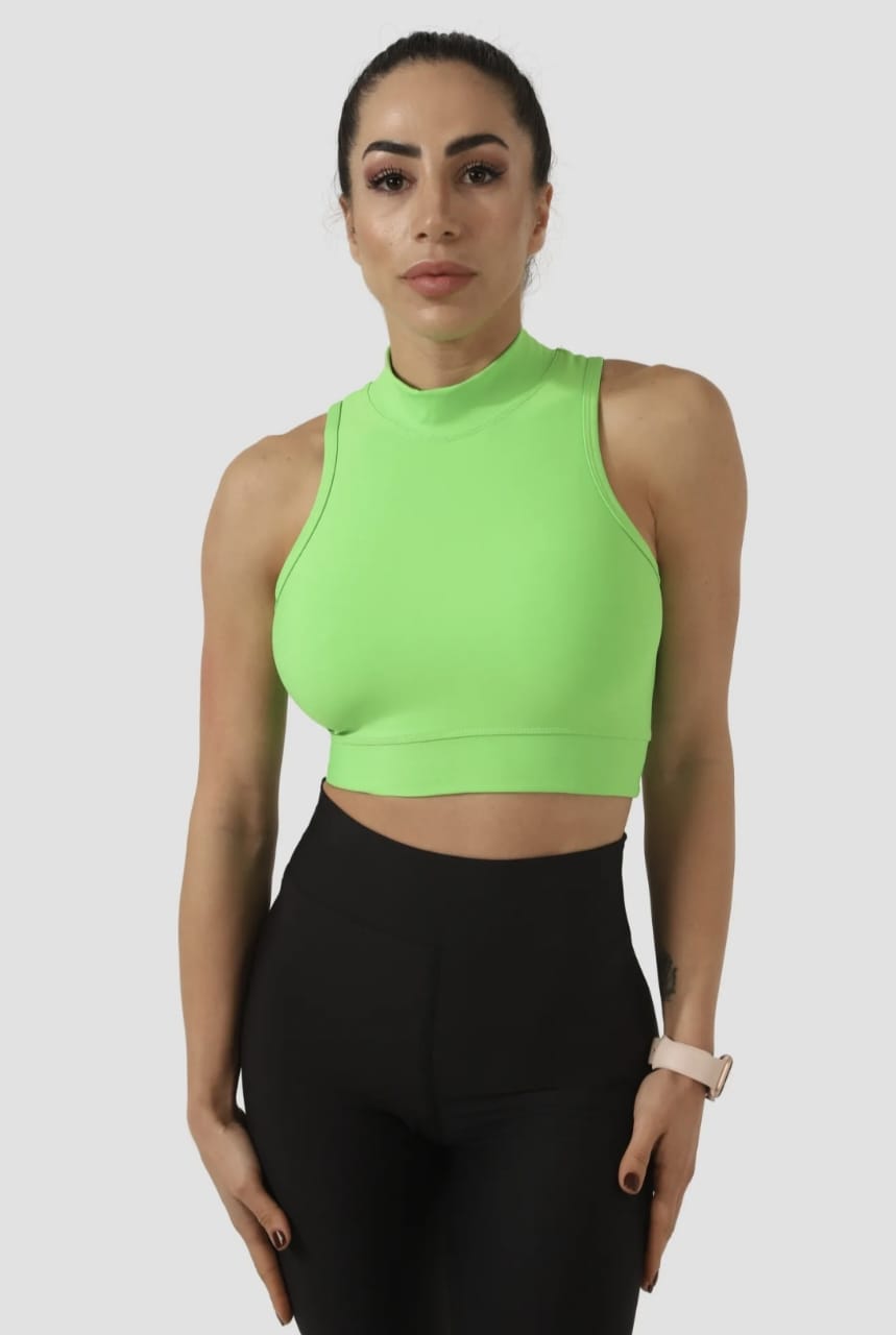 High Neck Sports Bra