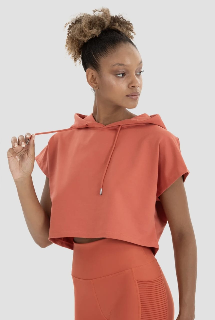Sleeveless Crop Hoodie