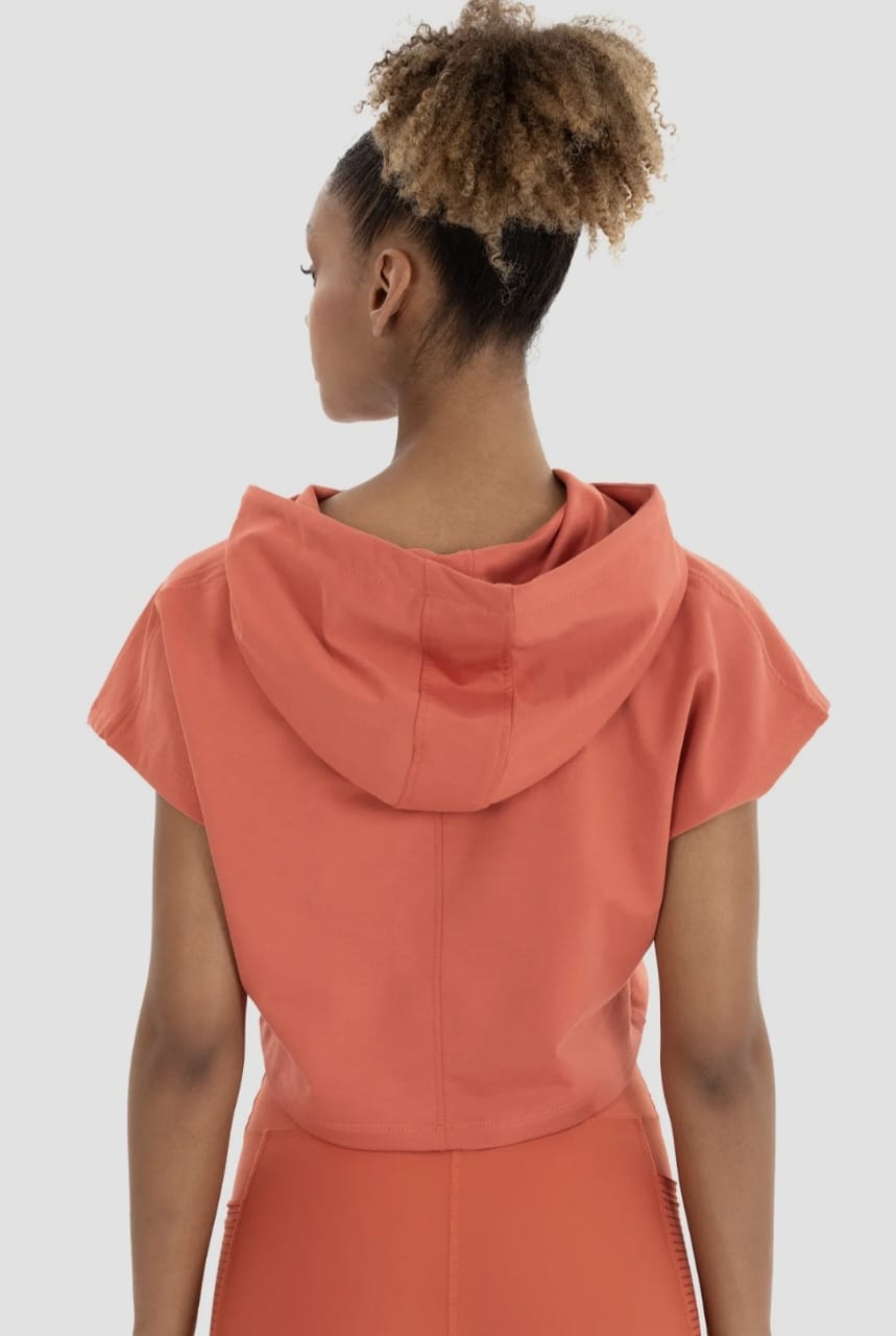 Sleeveless Crop Hoodie