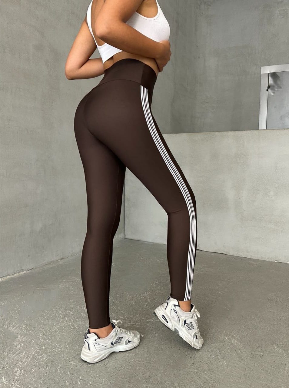 SPORTS LEGGING BROWN
