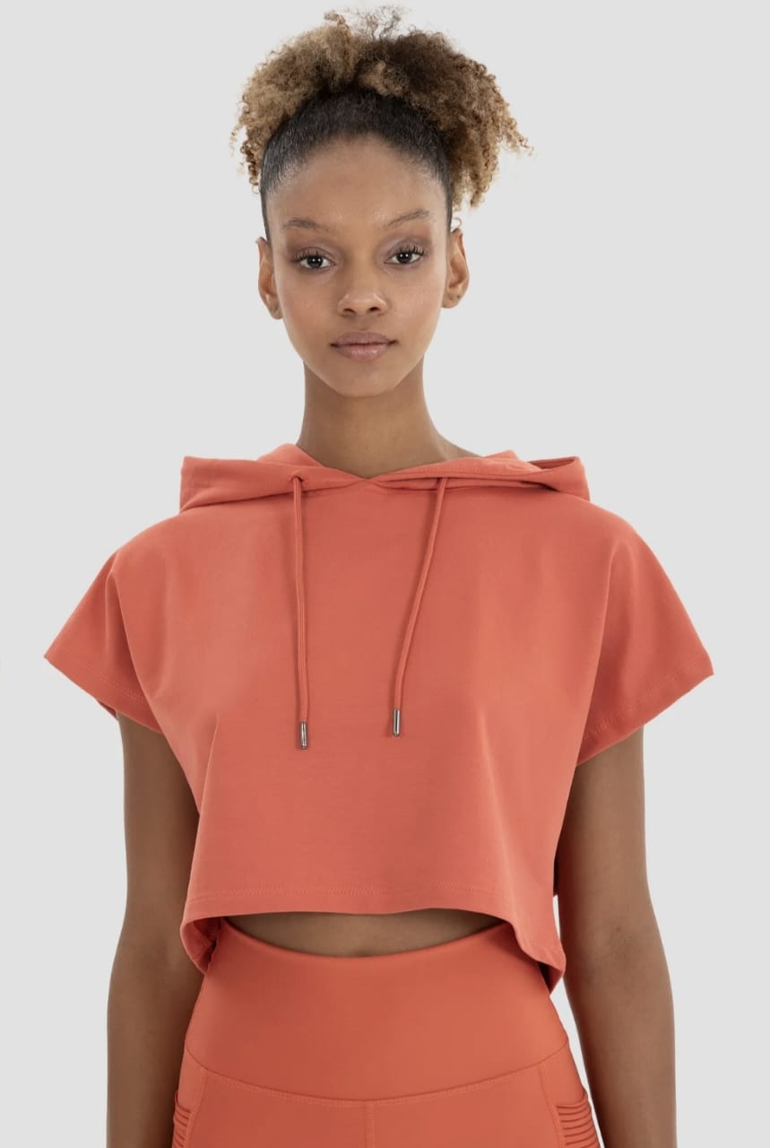 Sleeveless Crop Hoodie